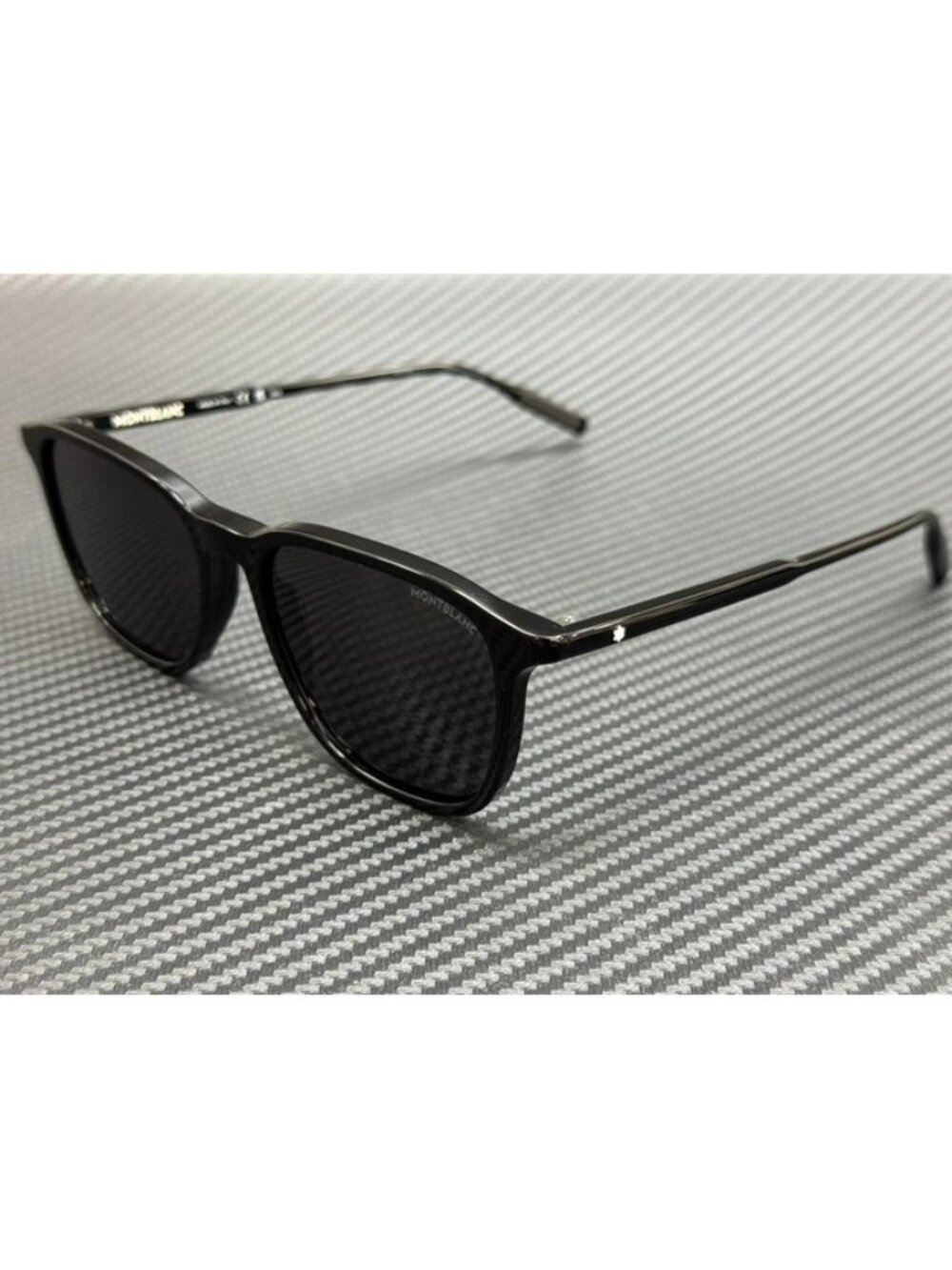 New Mont Blanc Men  Black Sunglasses  53- 17- 150